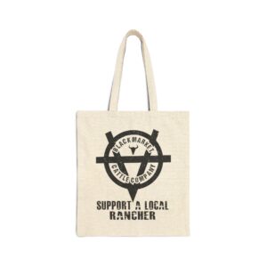 Support Local Rancher Cotton Canvas Tote Bag