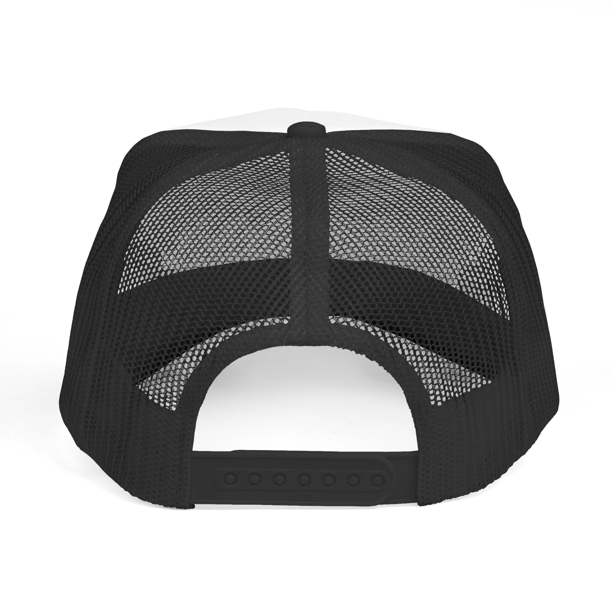 Trucker Cap — "Good Ideas Don't Require Force" Embroidered Mesh Hat - Image 3