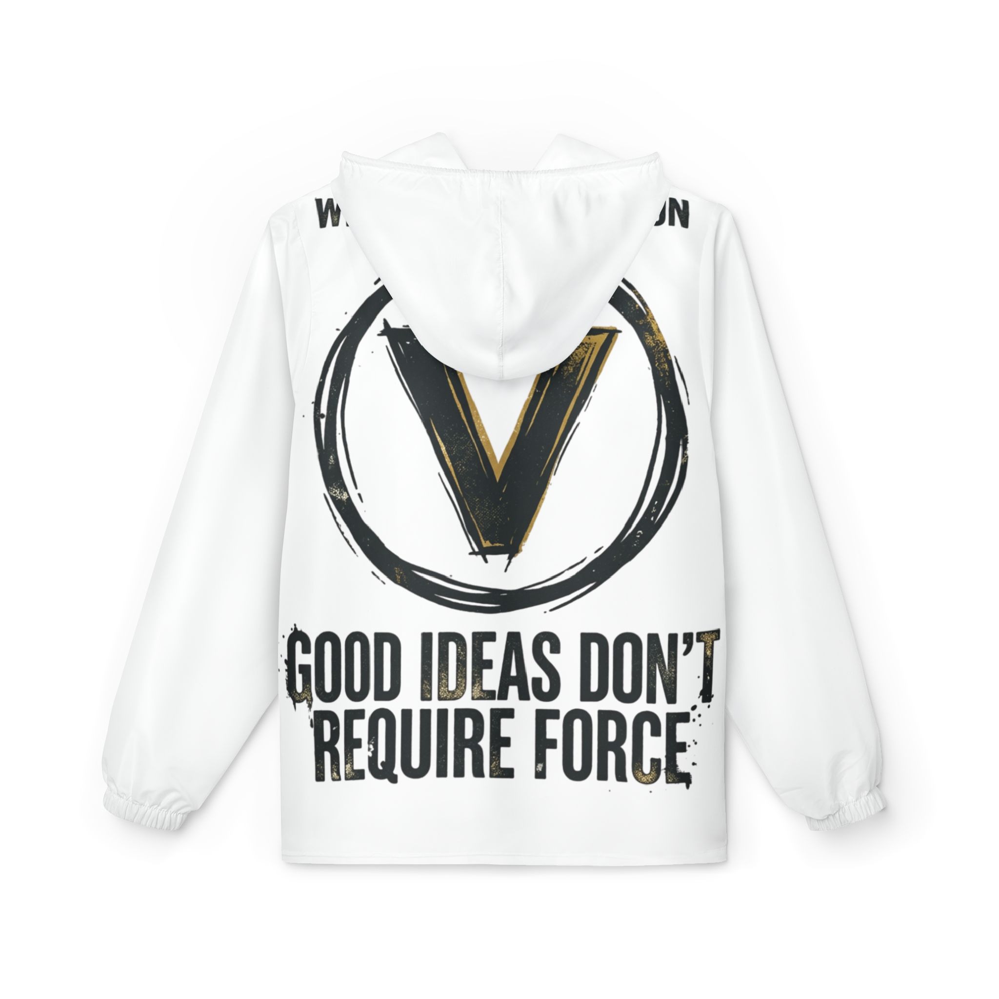 Windbreaker Jacket — "Taxation Is Slavery" Libertarian Protest Jacket