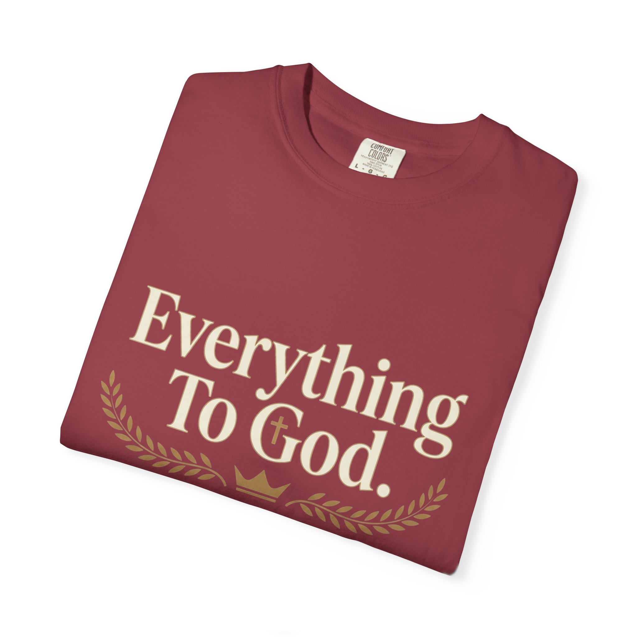 Faith Statement T-Shirt — "Everything to God, Nothing to Caesar" Religious Graphic Tee - Image 55