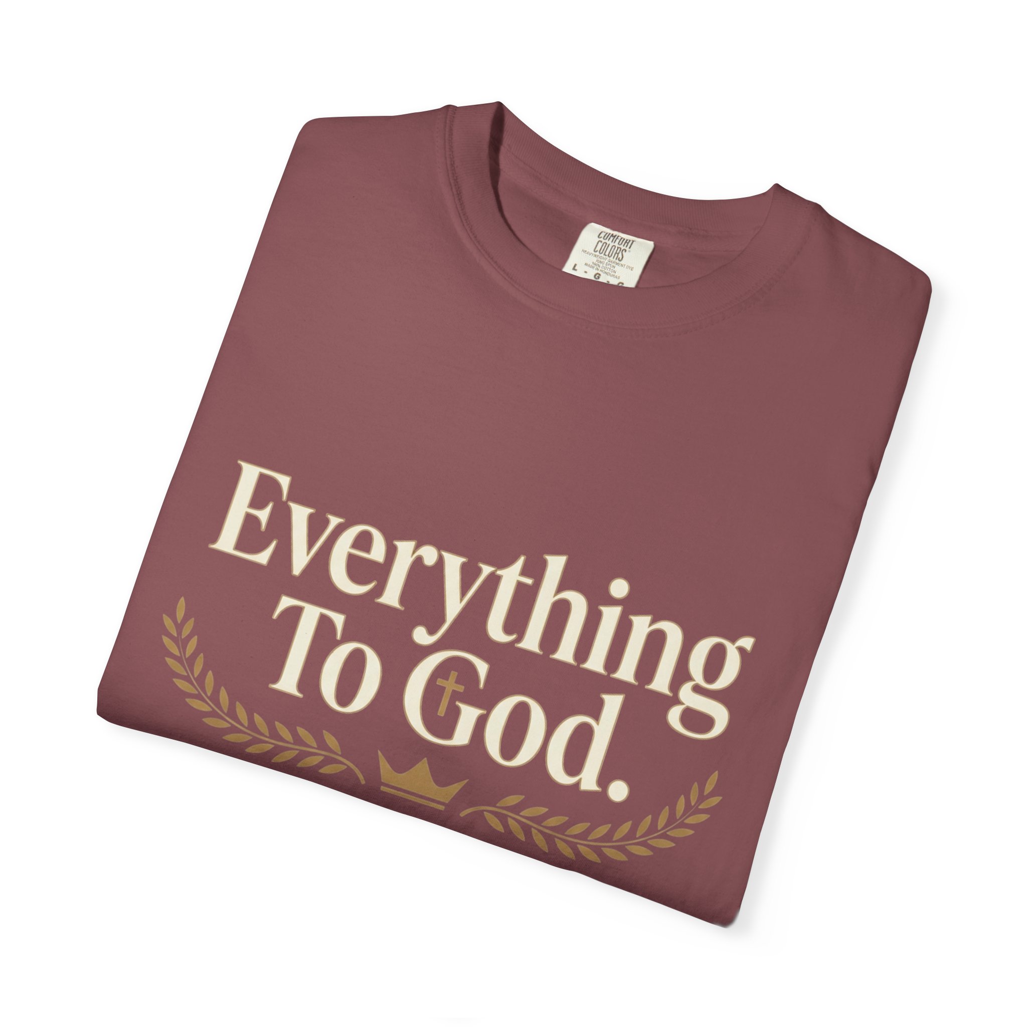 Faith Statement T-Shirt — "Everything to God, Nothing to Caesar" Religious Graphic Tee - Image 15
