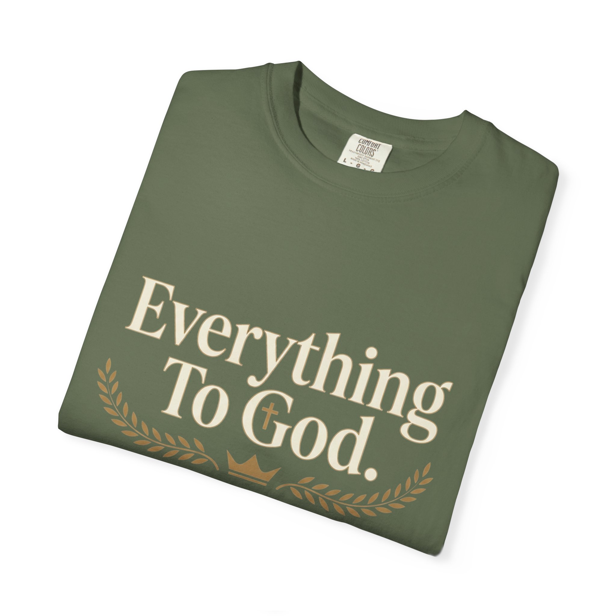 Faith Statement T-Shirt — "Everything to God, Nothing to Caesar" Religious Graphic Tee - Image 39