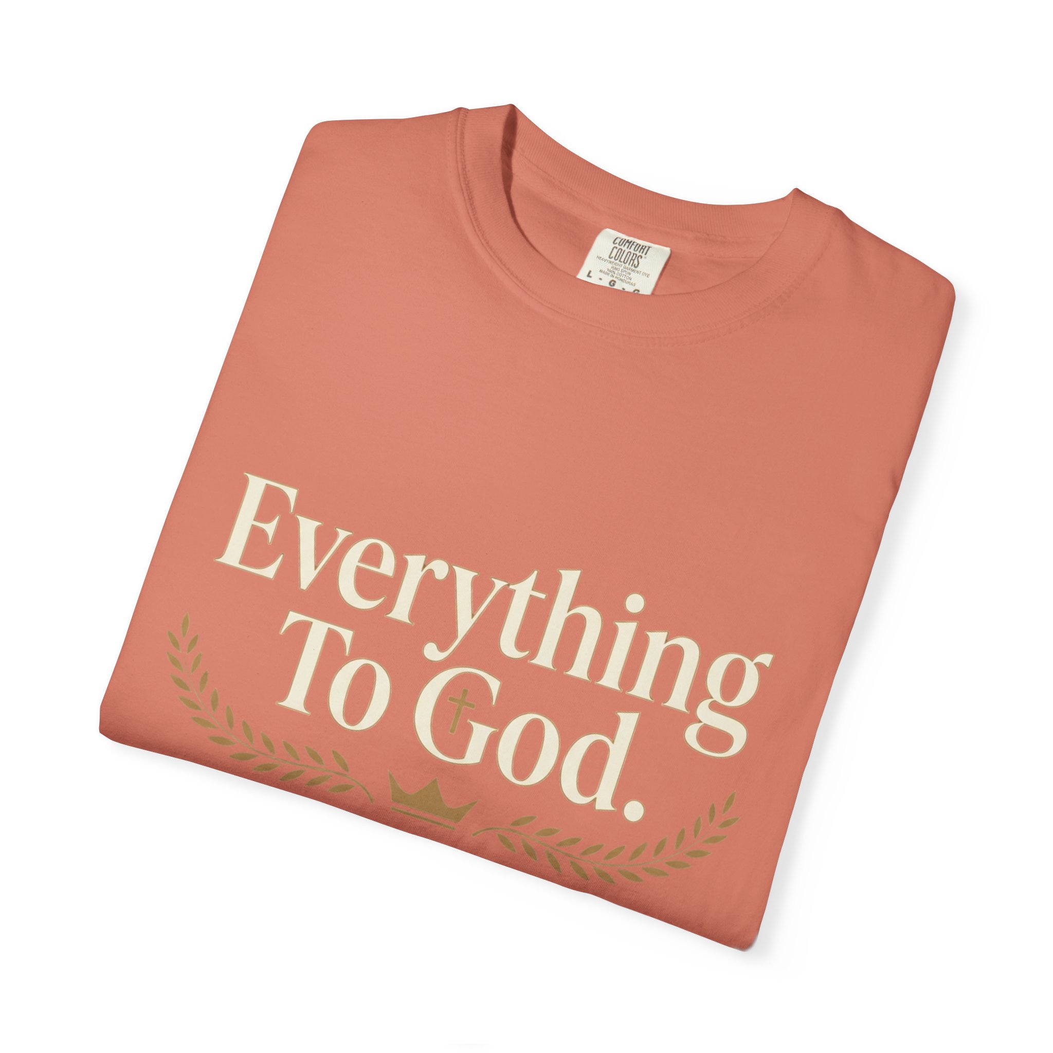 Faith Statement T-Shirt — "Everything to God, Nothing to Caesar" Religious Graphic Tee - Image 7